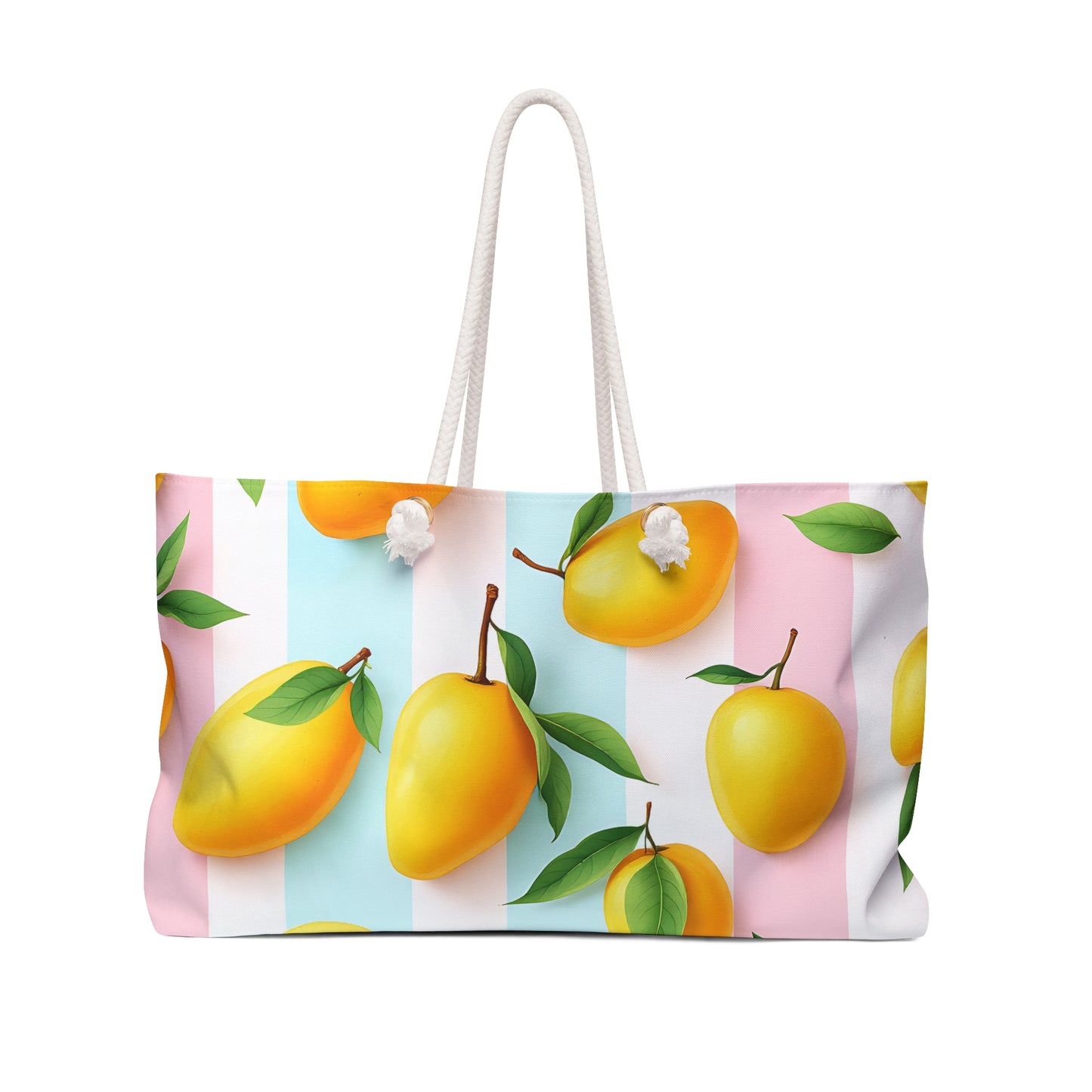 Lemon Print Weekender Bag, Tropical Travel Tote, Summer Beach Bag, Weekend Getaway Essentials, Stylish Gym Bag, Gift for Him or Her