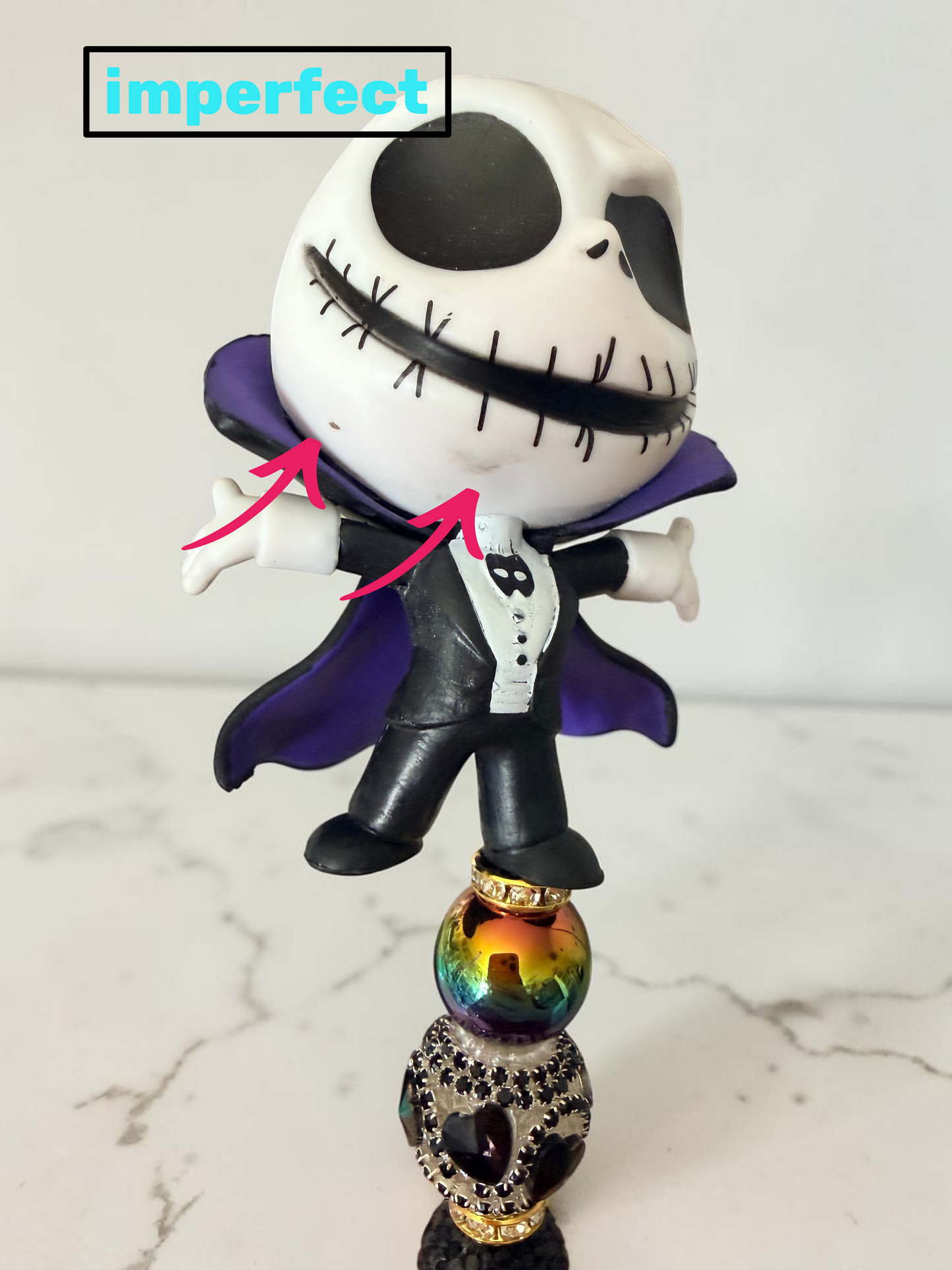 NBC Inspired Beaded Pens – Spooky Glam Character Pens with Variants