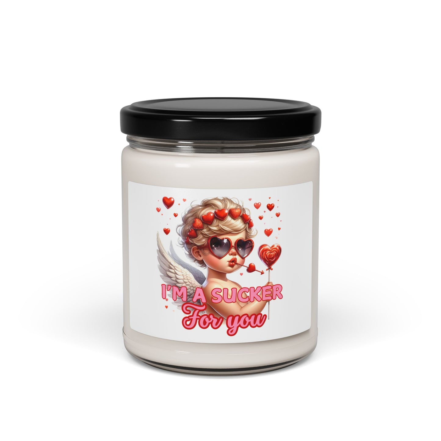 "I'm A Sucker For You" Valentine's Day Scented Soy Candle - Romantic Gift