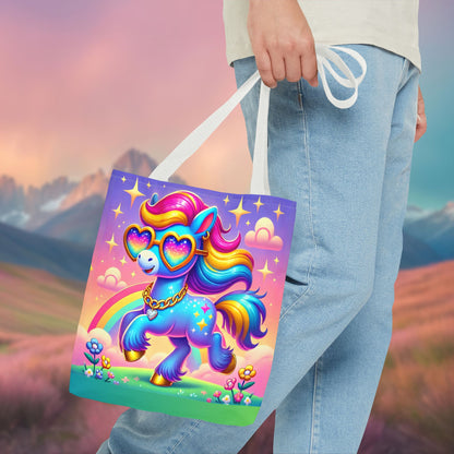 Harmony the Happy Horse Tote Bag – Imaginaria Rainbow Character Bag | Joyful Everyday Adventure Tote