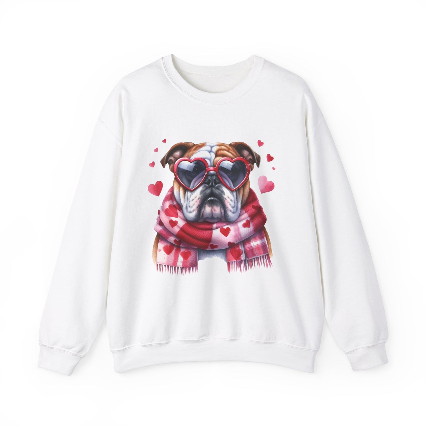 Bulldog Heart Accessories Sweatshirt