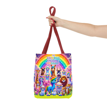 The Colorful Kingdom of Imaginaria Tote Bag – All Characters Design | Storybook Adventure Carry-All