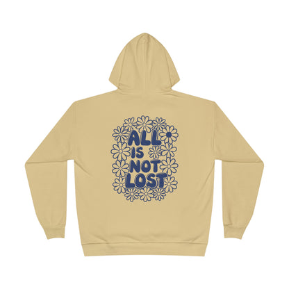 ALL IS NOT LOST - Eco-Positive Flower Design Hoodie