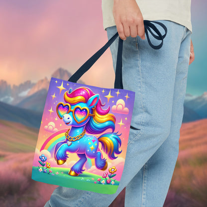 Harmony the Happy Horse Tote Bag – Imaginaria Rainbow Character Bag | Joyful Everyday Adventure Tote