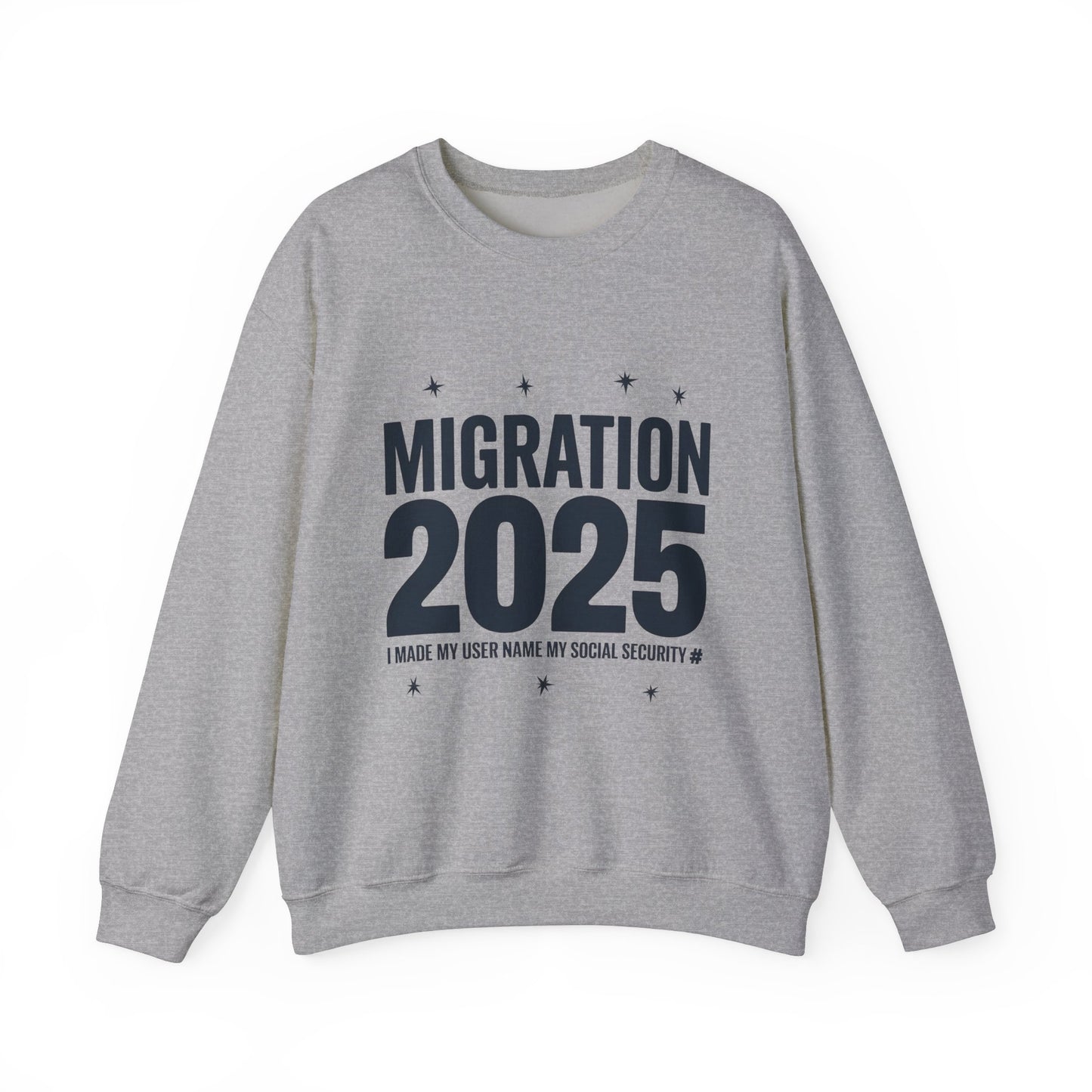 Social Media Migration 2025 Crewneck Sweatshirt | Unisex Heavy Blend™