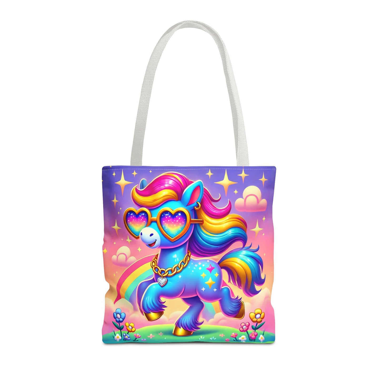 Harmony the Happy Horse Tote Bag – Imaginaria Rainbow Character Bag | Joyful Everyday Adventure Tote