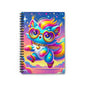 Luna the Rainbow Cat Spiral Notebook – Imaginaria Whimsical Character Journal | Colorful Creative Writing Notebook