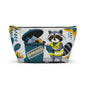 Cute Raccoon Certified Garbage Collector Accessory Pouch