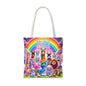 The Colorful Kingdom of Imaginaria Tote Bag – All Characters Design | Storybook Adventure Carry-All