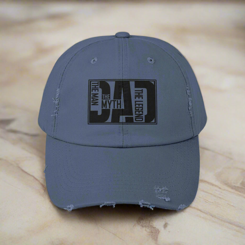 Distressed Cap - 'The Man, The Myth, The Legend' Vintage Style Hat
