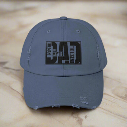 Distressed Cap - 'The Man, The Myth, The Legend' Vintage Style Hat