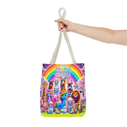 The Colorful Kingdom of Imaginaria Tote Bag – All Characters Design | Storybook Adventure Carry-All
