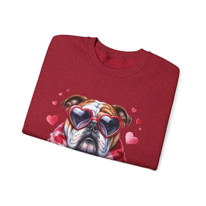 Bulldog Heart Accessories Sweatshirt