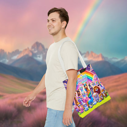 The Colorful Kingdom of Imaginaria Tote Bag – All Characters Design | Storybook Adventure Carry-All