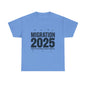 Social Media Migration 2025 Unisex Heavy Cotton Tee - Humorous Design