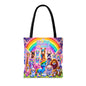 The Colorful Kingdom of Imaginaria Tote Bag – All Characters Design | Storybook Adventure Carry-All