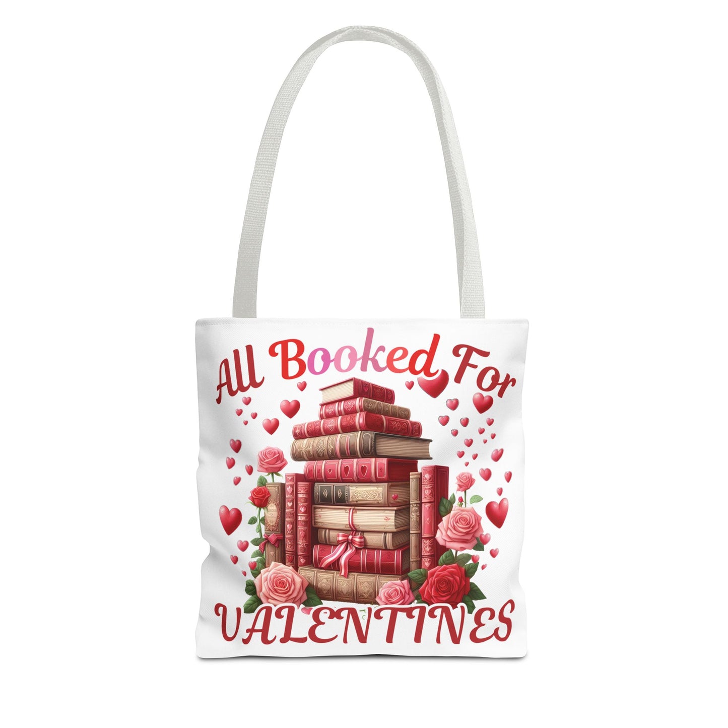 All Booked For Valentines Tote Bag | Cute Book Lover's Gift