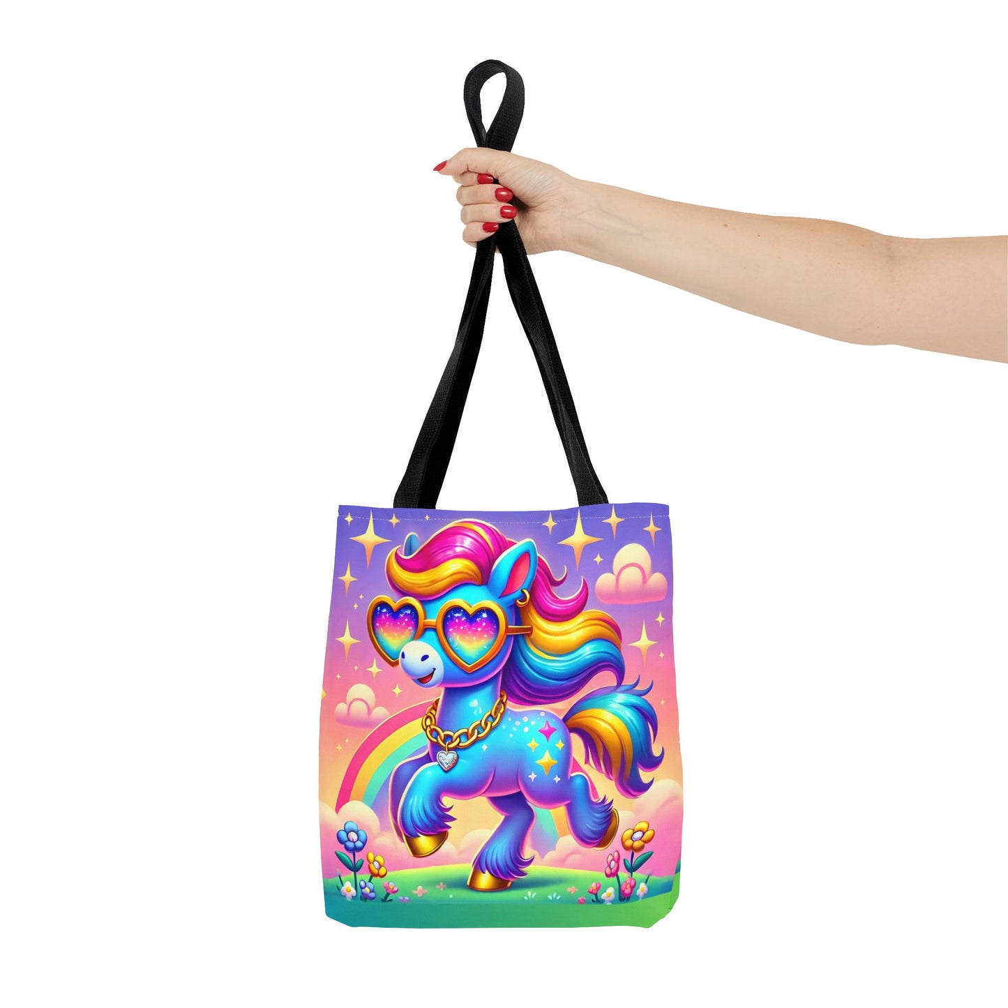 Harmony the Happy Horse Tote Bag – Imaginaria Rainbow Character Bag | Joyful Everyday Adventure Tote