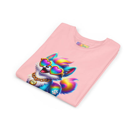 Diego the Dazzling Dog Youth T-Shirt – Double-Sided Imaginaria Character Tee for Kids