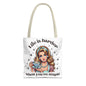 Funny Quote Tote Bag - "Life is Harder When You're Stupid" - Stylish and Fun Accessory for Everyday Use