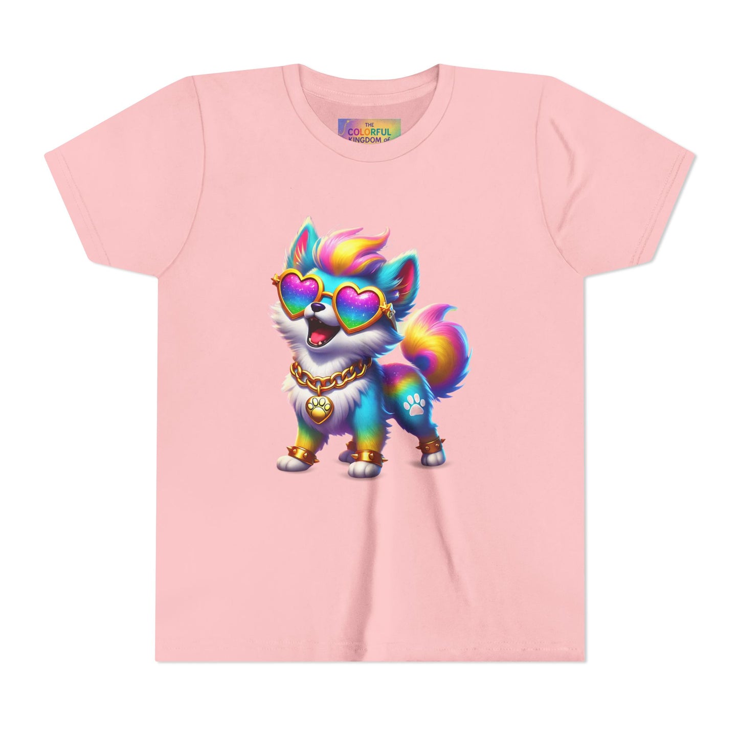 Diego the Dazzling Dog Youth T-Shirt – Double-Sided Imaginaria Character Tee for Kids