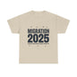 Social Media Migration 2025 Unisex Heavy Cotton Tee - Humorous Design