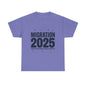 Social Media Migration 2025 Unisex Heavy Cotton Tee - Humorous Design