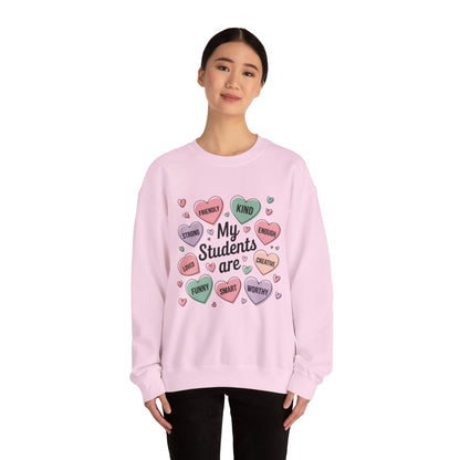 My Students Are Inspirational Crewneck Sweatshirt - Unisex Heavy Blend