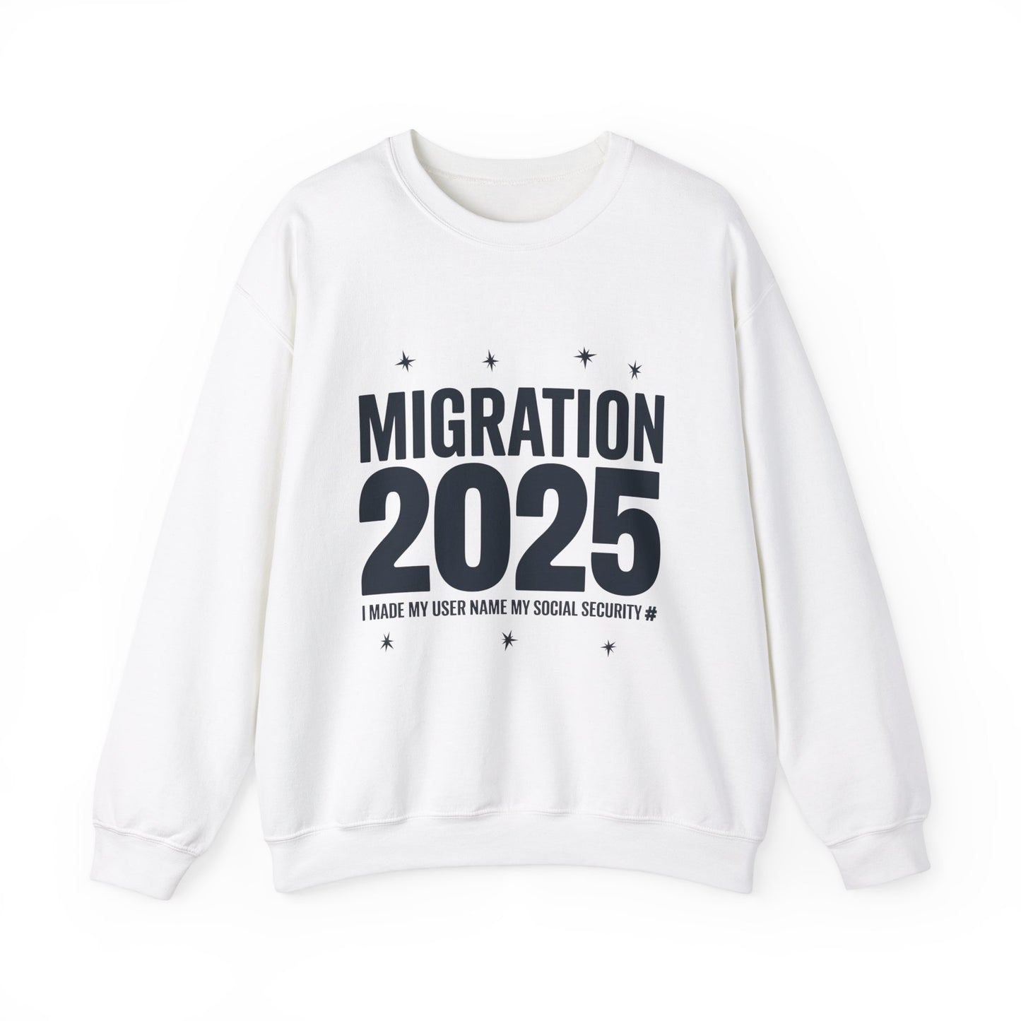 Social Media Migration 2025 Crewneck Sweatshirt | Unisex Heavy Blend™