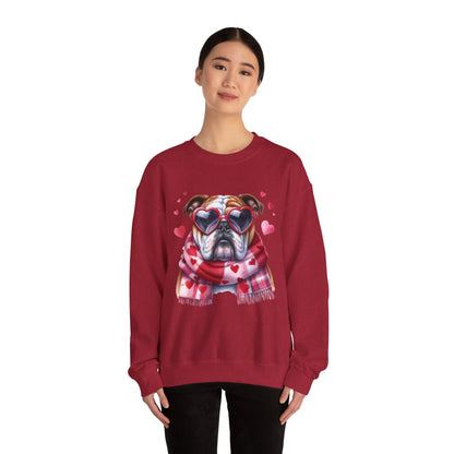 Bulldog Heart Accessories Sweatshirt