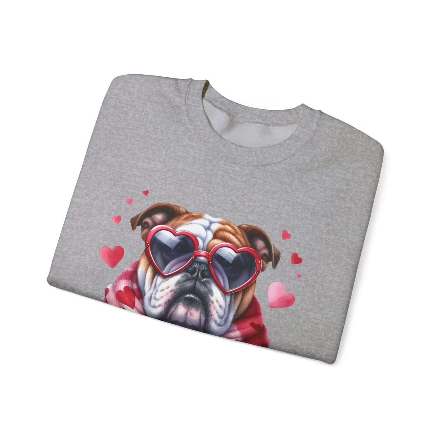 Bulldog Heart Accessories Sweatshirt