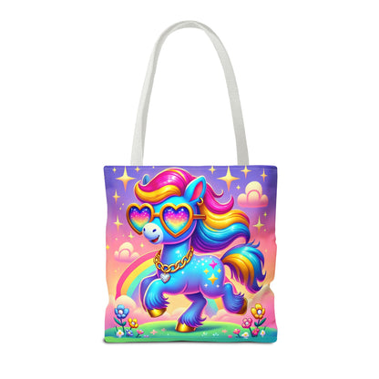 Harmony the Happy Horse Tote Bag – Imaginaria Rainbow Character Bag | Joyful Everyday Adventure Tote