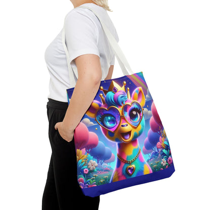 Gemma the Graceful Giraffe Tote Bag – Imaginaria Rainbow Character Bag | Colorful Everyday Adventure Tote