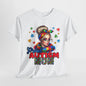 Proud Autism Mom Unisex Heavy Cotton Tee | Colorful Support Shirt