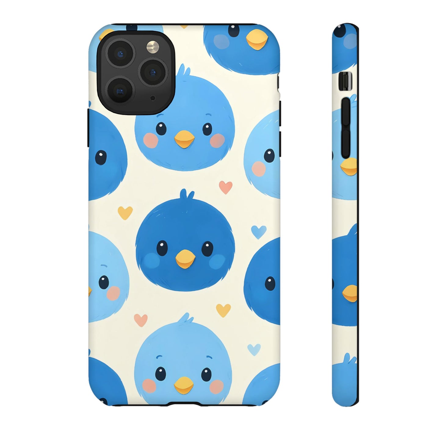 Cute Blue Bird Phone Case Adorable Bluebird Design Iphone 13 14 15 16 Casing Tough Phone Cases