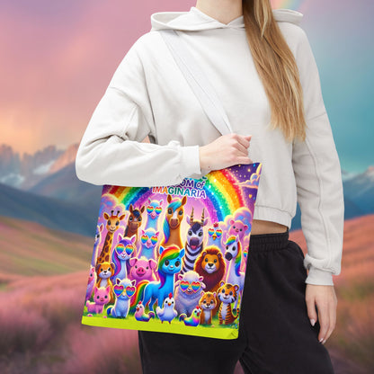 The Colorful Kingdom of Imaginaria Tote Bag – All Characters Design | Storybook Adventure Carry-All