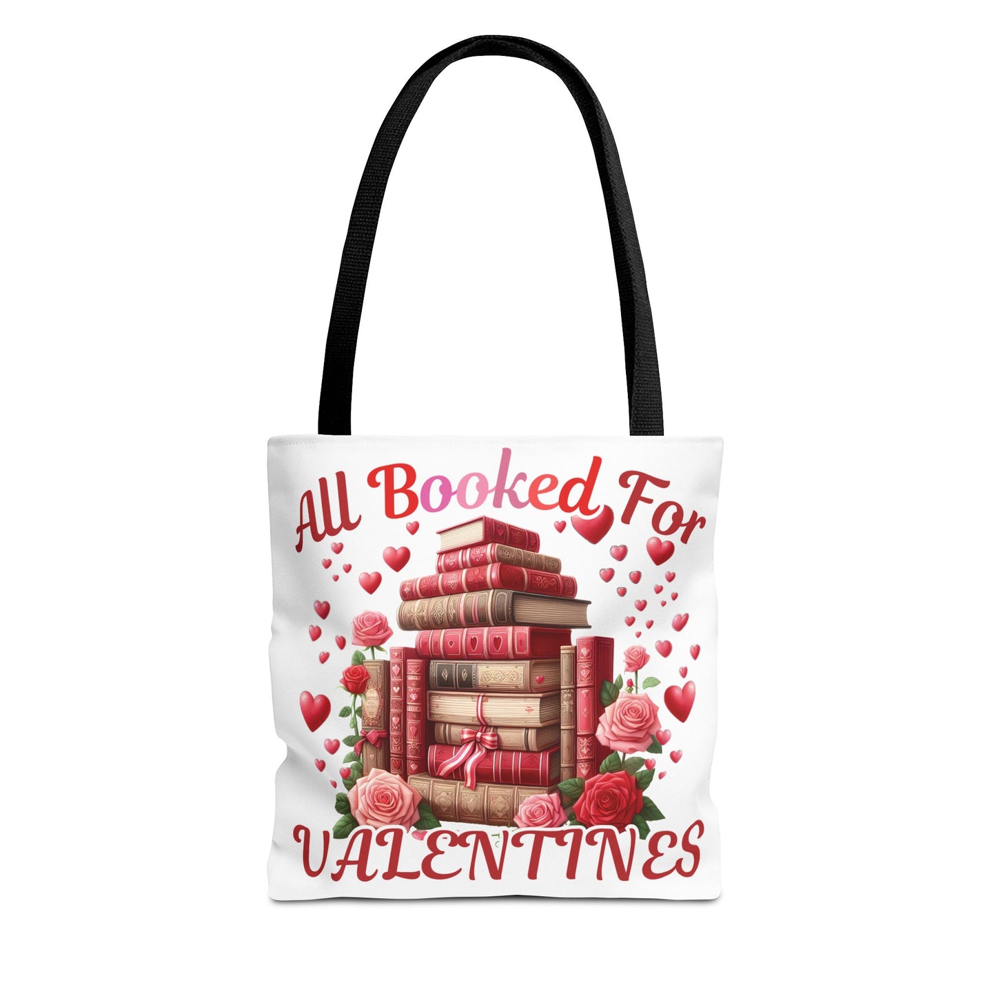 All Booked For Valentines Tote Bag | Cute Book Lover's Gift