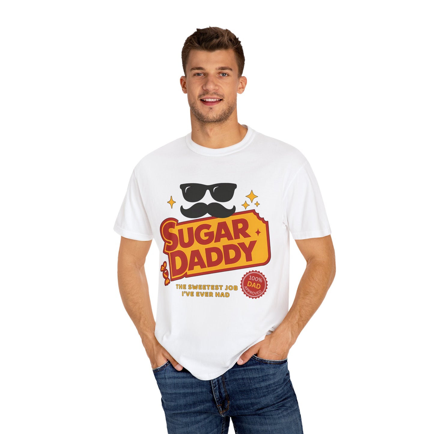 Funny Sugar Daddy T-shirt, Unique Gift for Dads, Humor Apparel for Father's Day, Quirky Unisex Tee, Perfect for Casual Outfits