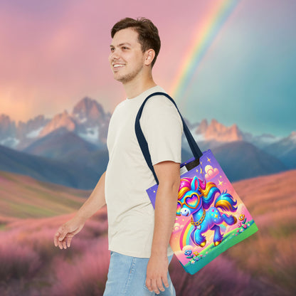 Harmony the Happy Horse Tote Bag – Imaginaria Rainbow Character Bag | Joyful Everyday Adventure Tote