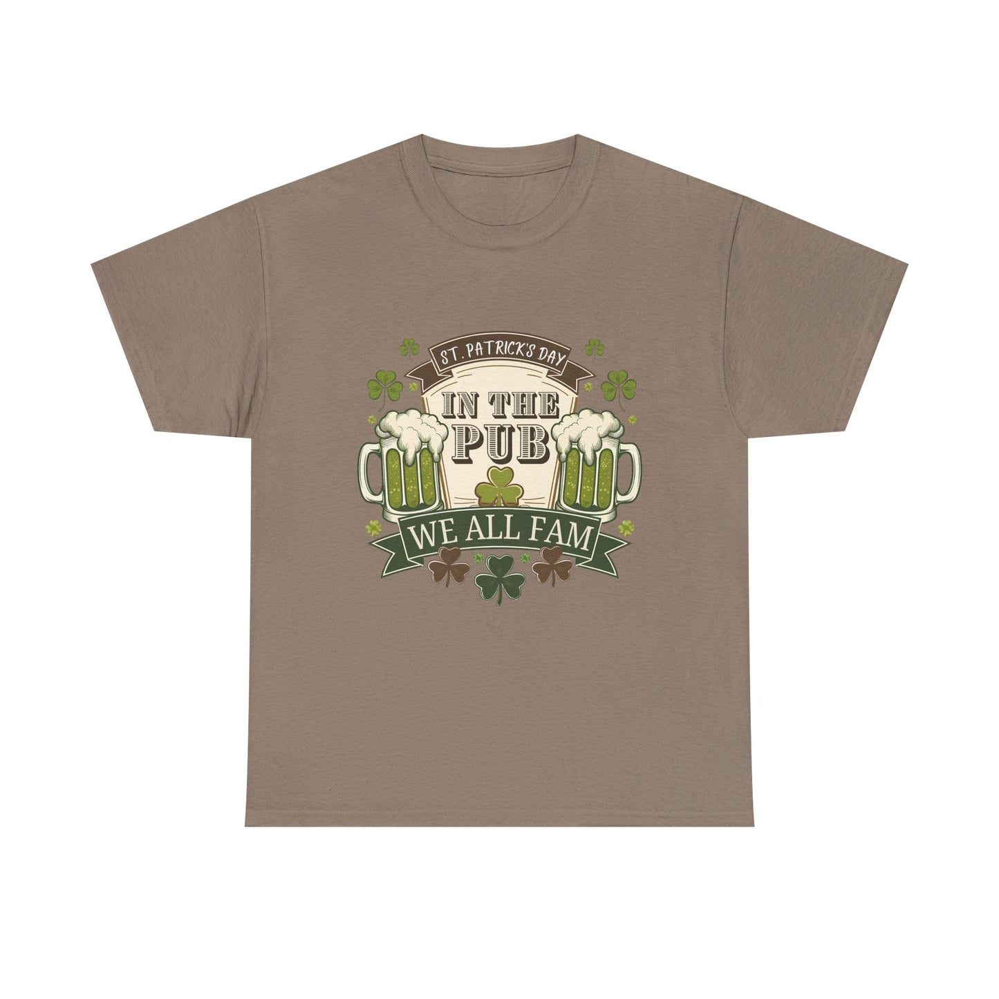 St. Patrick's Day Pub Tee - We All Fam Unisex Heavy Cotton Shirt