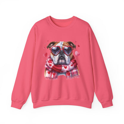 Bulldog Heart Accessories Sweatshirt