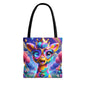Gemma the Graceful Giraffe Tote Bag – Imaginaria Rainbow Character Bag | Colorful Everyday Adventure Tote