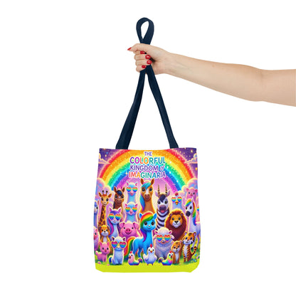 The Colorful Kingdom of Imaginaria Tote Bag – All Characters Design | Storybook Adventure Carry-All