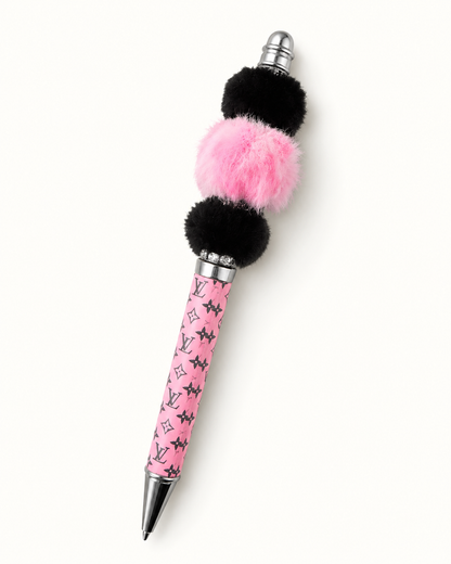 LV Inspired Bling Pens | Luxury Beaded Rhinestone Pens