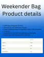 Golden Light Whale Weekender Bag | Ocean Fantasy Nautical Tote
