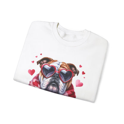 Bulldog Heart Accessories Sweatshirt