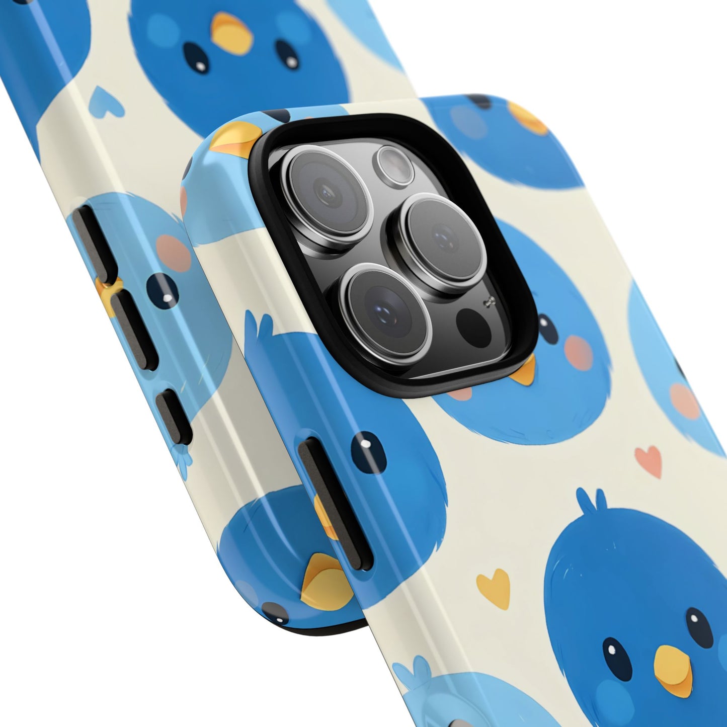 Cute Blue Bird Phone Case Adorable Bluebird Design Iphone 13 14 15 16 Casing Tough Phone Cases