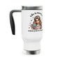 Travel Mug - Sassy Vintage Sarcastic Design, 14oz Stainless Steel