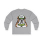 Funny Bulldog Long Sleeve Tee - "Just Dill With It"