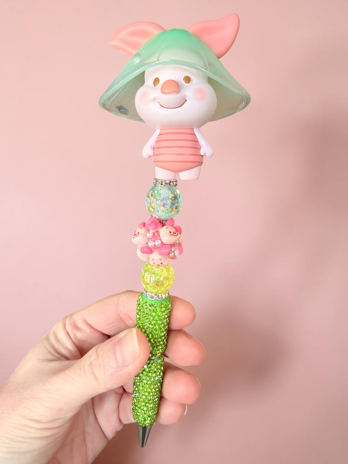 Whimsical Winnie Friends Beaded Pens – Rhinestone Character Pens with Variants